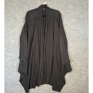 Free People Sweater Womens Small Cardigan Open Front Drapey Whimsy Goth Grunge